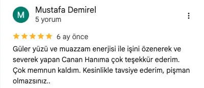 Müşteri yorumu – 4D Erkek Kaş Tasarımı çalışması